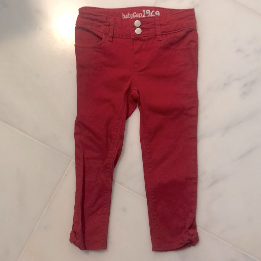 Gap Jeans Red girl size 4